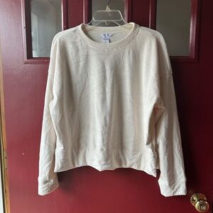 Jockey Women's Off-White Crew Neck Sweater